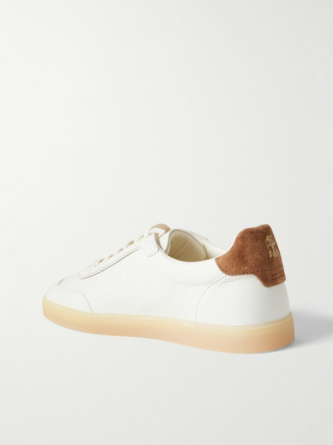 Brunello Cucinelli - Leather Sneakers - White
