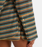 Oséree Lumière striped shirt