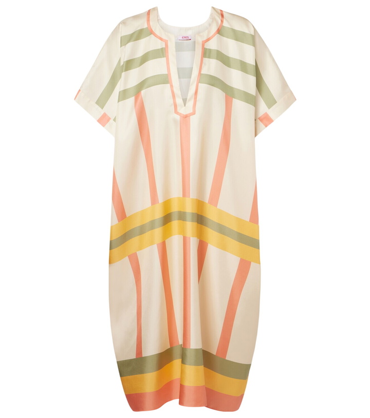 Photo: Eres Ice striped silk twil kaftan