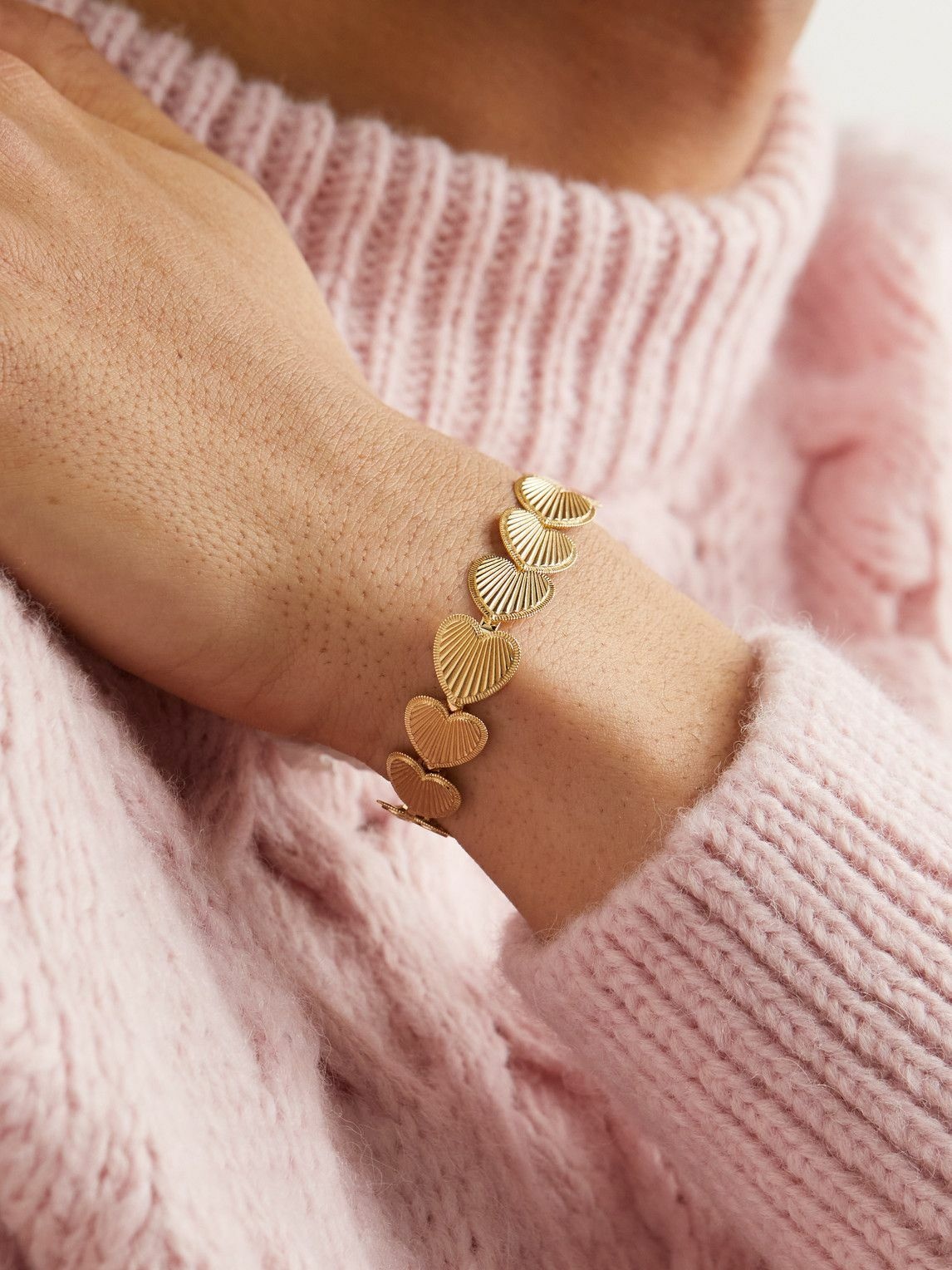 Photo: Foundrae - Love Token Gold Bracelet