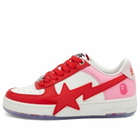 A Bathing Ape Women's Bape Sta OS Sneakers in Pink