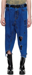 Vivienne Westwood Blue Bleached Jeans