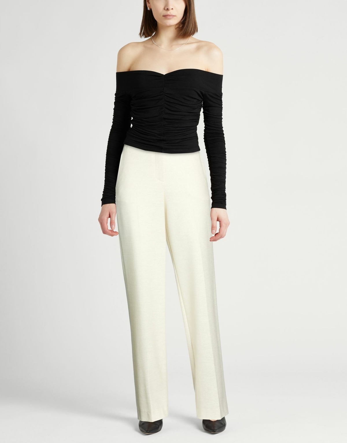 Peserico Womens Pants Cream