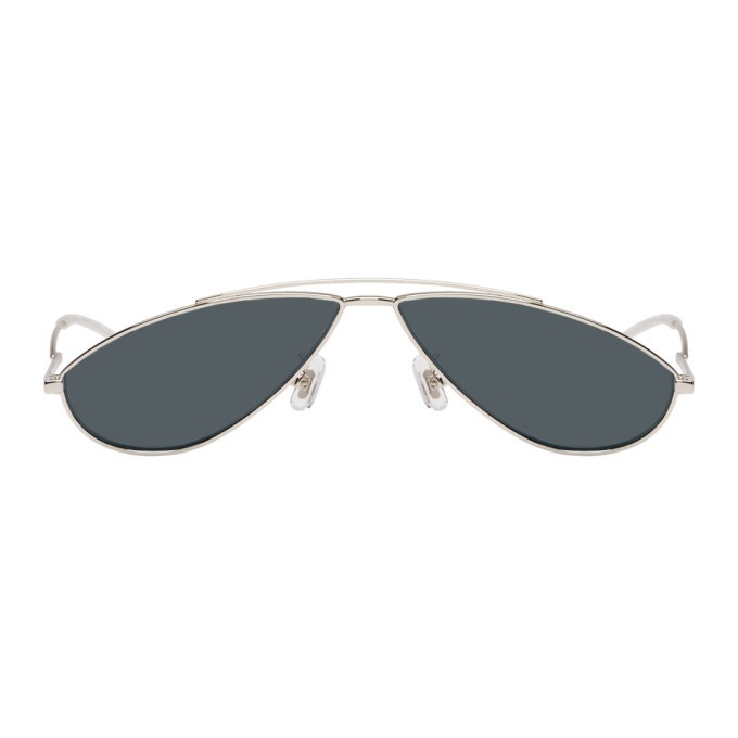 Photo: Gentle Monster Silver and Blue Kujo Sunglasses