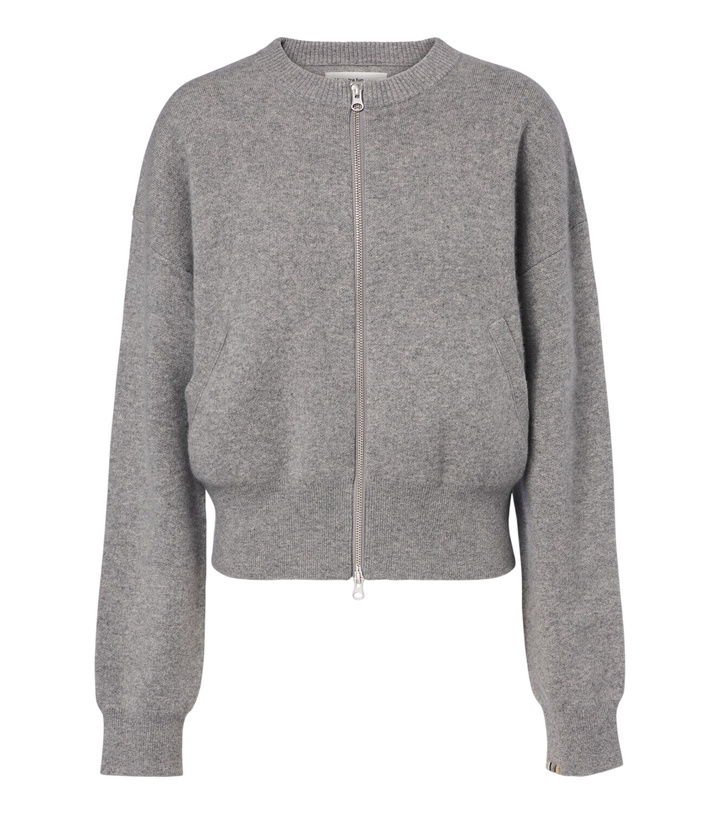 Photo: Extreme Cashmere N°478 Xtra Fun cashmere zip-up cardigan