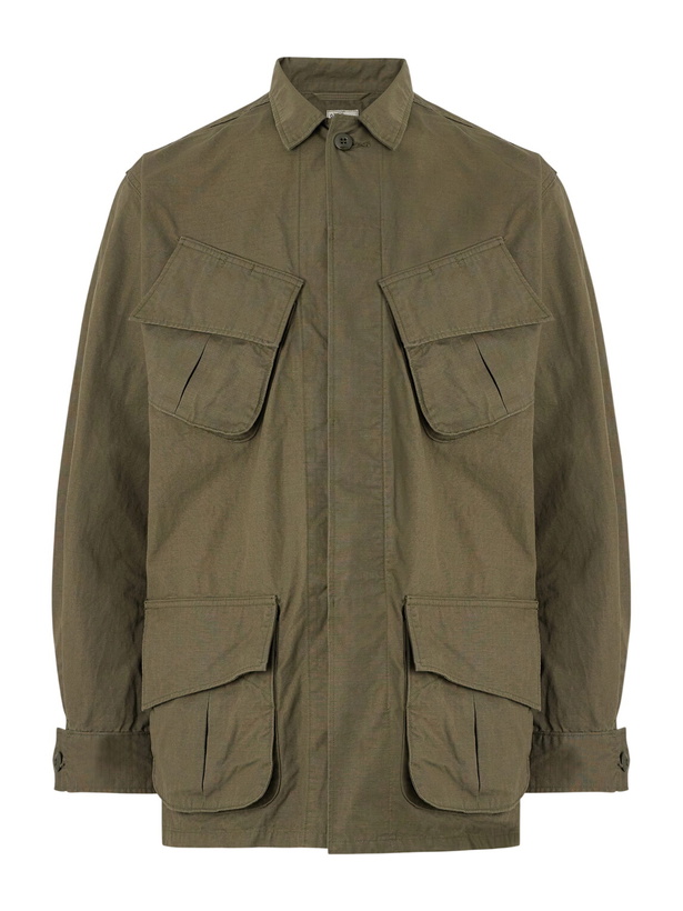 Photo: OrSlow - Cotton-Ripstop Field Jacket - Green