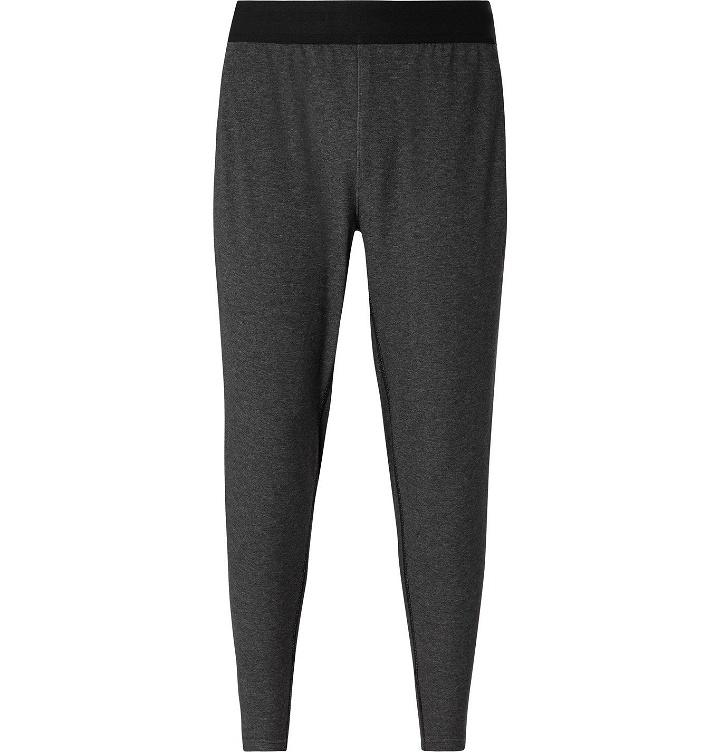 Photo: Nike Training - Tapered Dri-FIT Cotton-Blend Jersey Yoga Sweatpants - Black