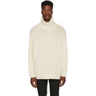 R13 White Cashmere Turtleneck