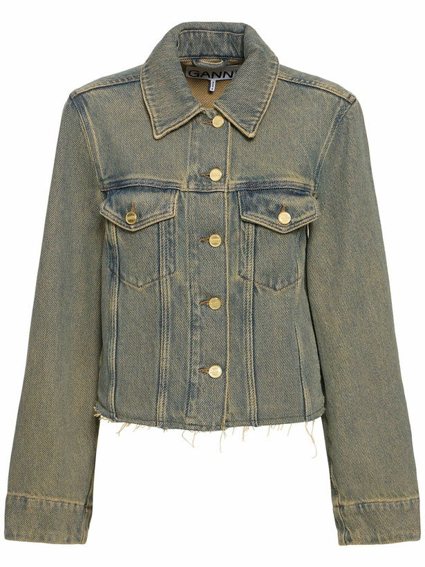 Photo: GANNI Overdyed Heavy Cotton Denim Jacket