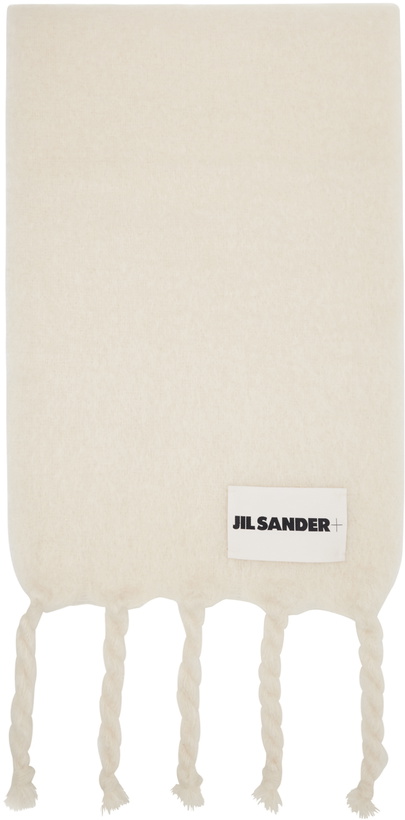 Photo: Jil Sander Off-White Mohair Scarf