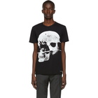 Alexander McQueen Black Torn Skull T-Shirt