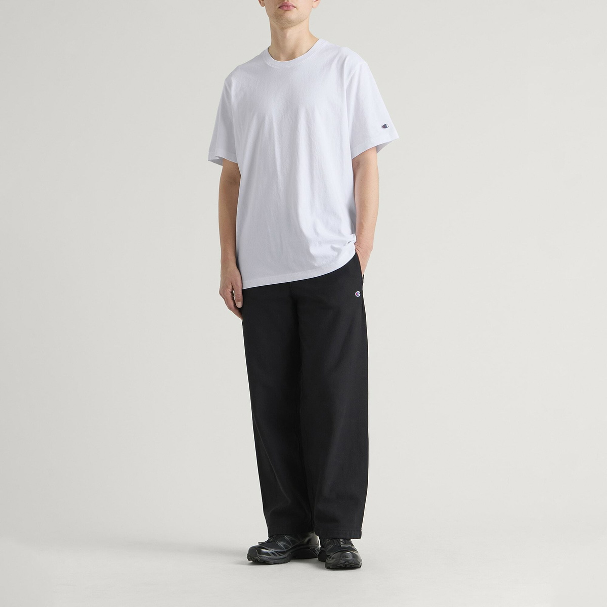 Champion Men's Reverse Weave Relaxed T-Shirt in White