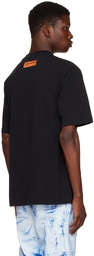 Heron Preston Black Embroidered T-Shirt