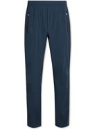 ON - Tapered Mesh-Panelled Recycled Shell Track Pants - Blue