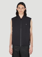 Stone Island - Compass Embroidery Sleeveless Jacket in Black