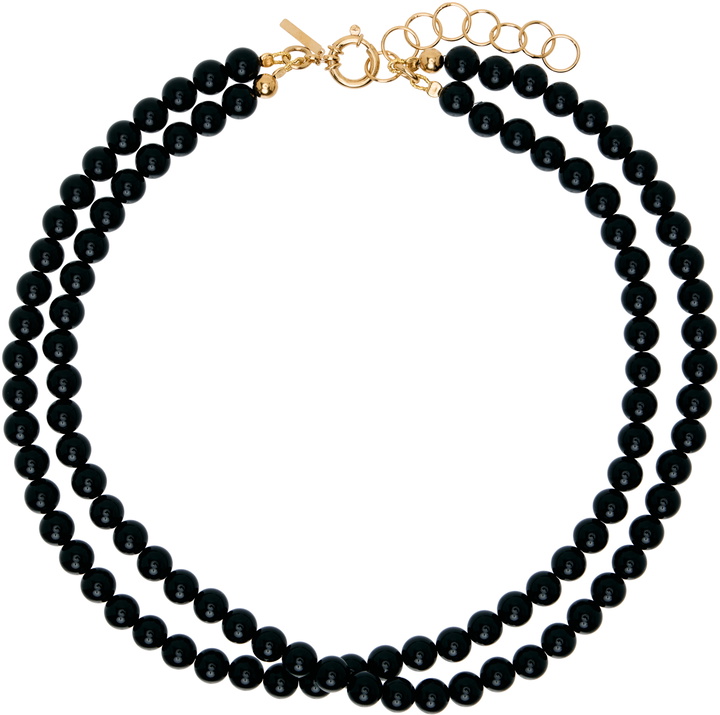 Photo: Ernest W. Baker Faux Black Pearl Necklace