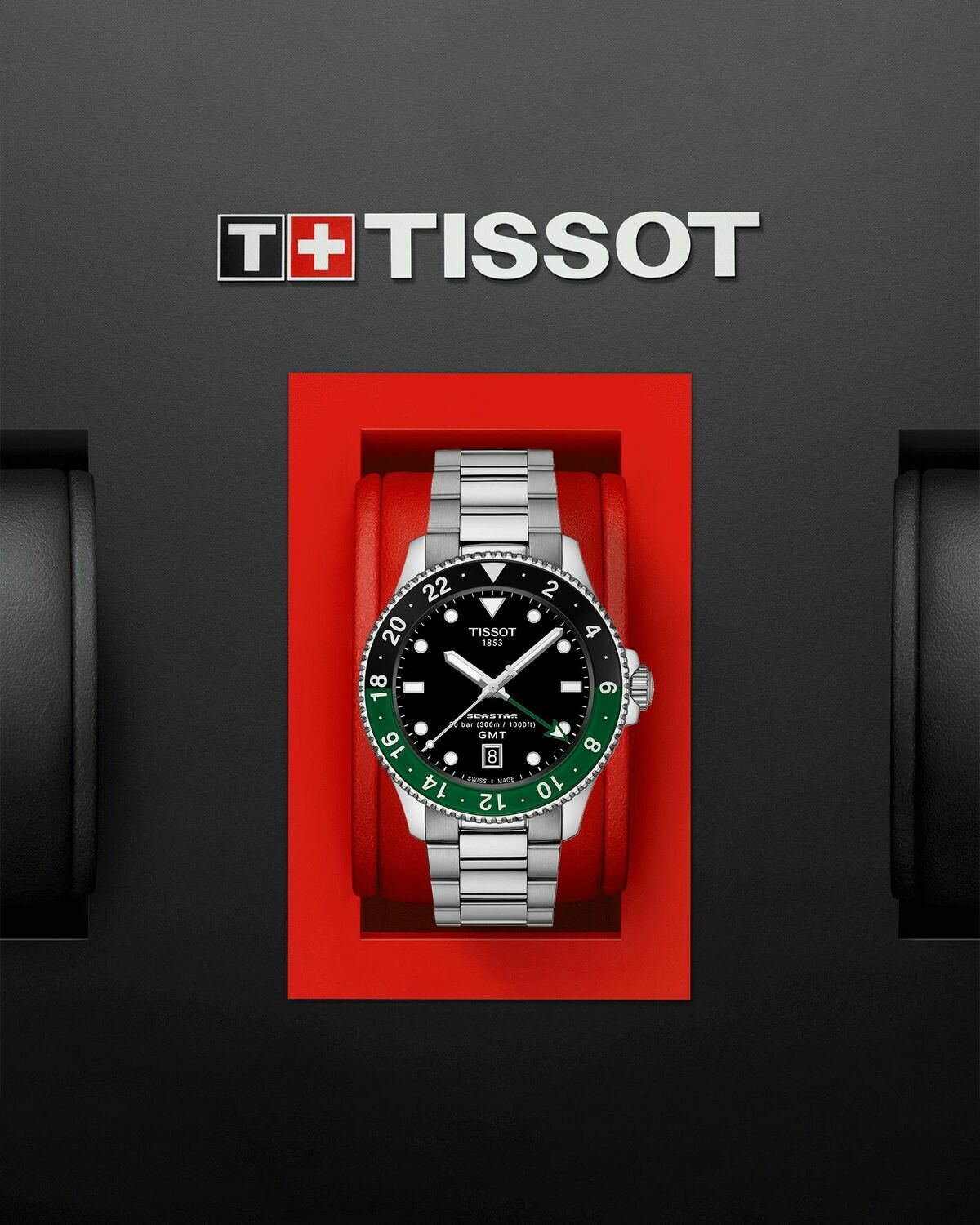 Tissot Seastar 1000 Quarz Gmt Silver Watches Tissot