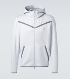 Brunello Cucinelli Cotton-blend French terry zip-up hoodie
