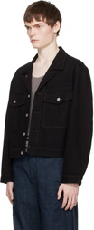 LEMAIRE Black Trucker Denim Jacket
