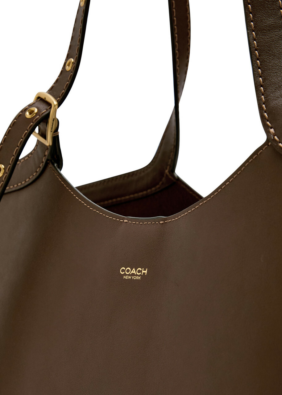 Coach Gramercy Leather Tote - Brown - One Size