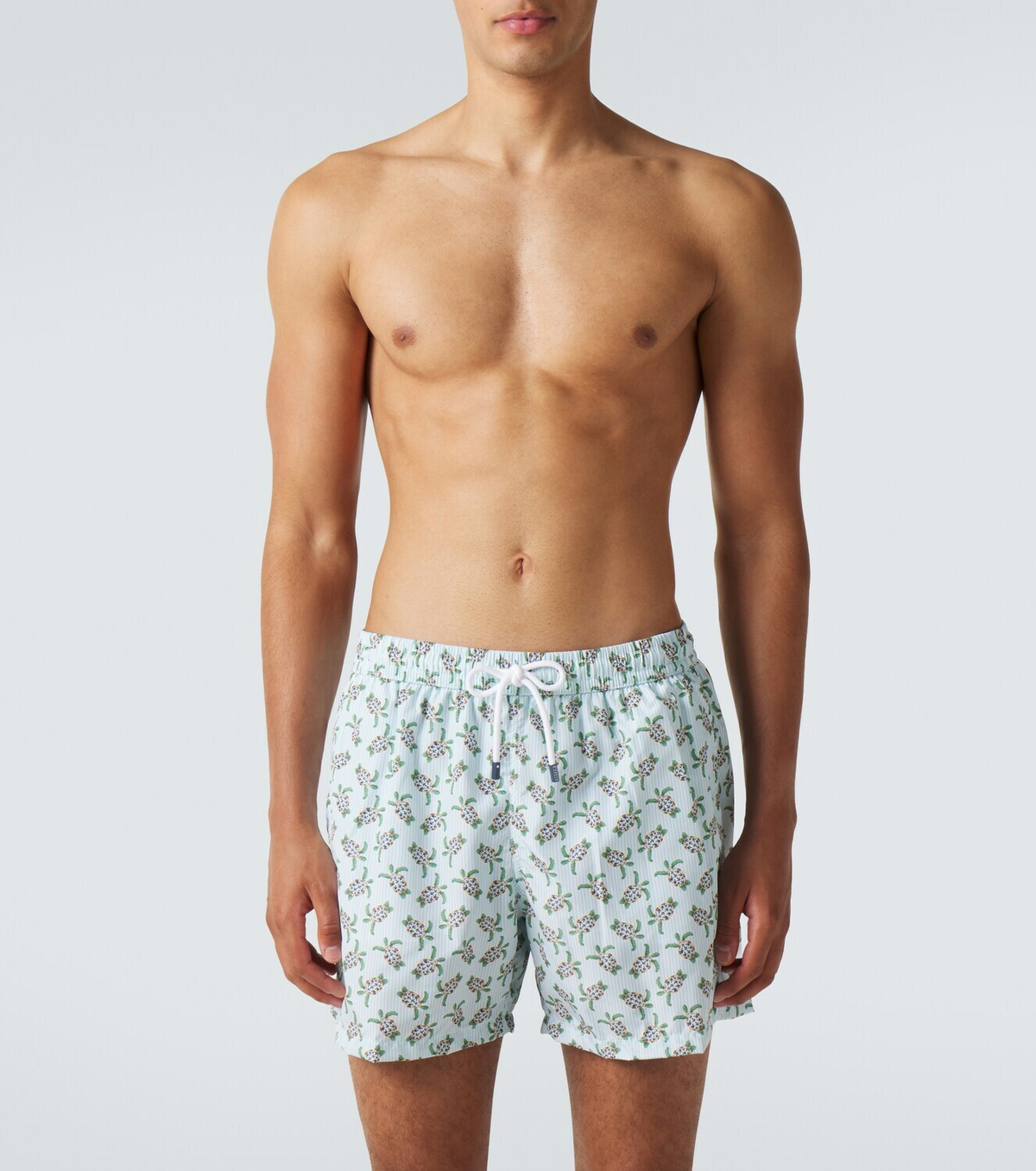 Fedeli Madeira printed swim trunks