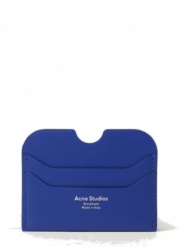 Photo: Logo Print Cardholder in Blue