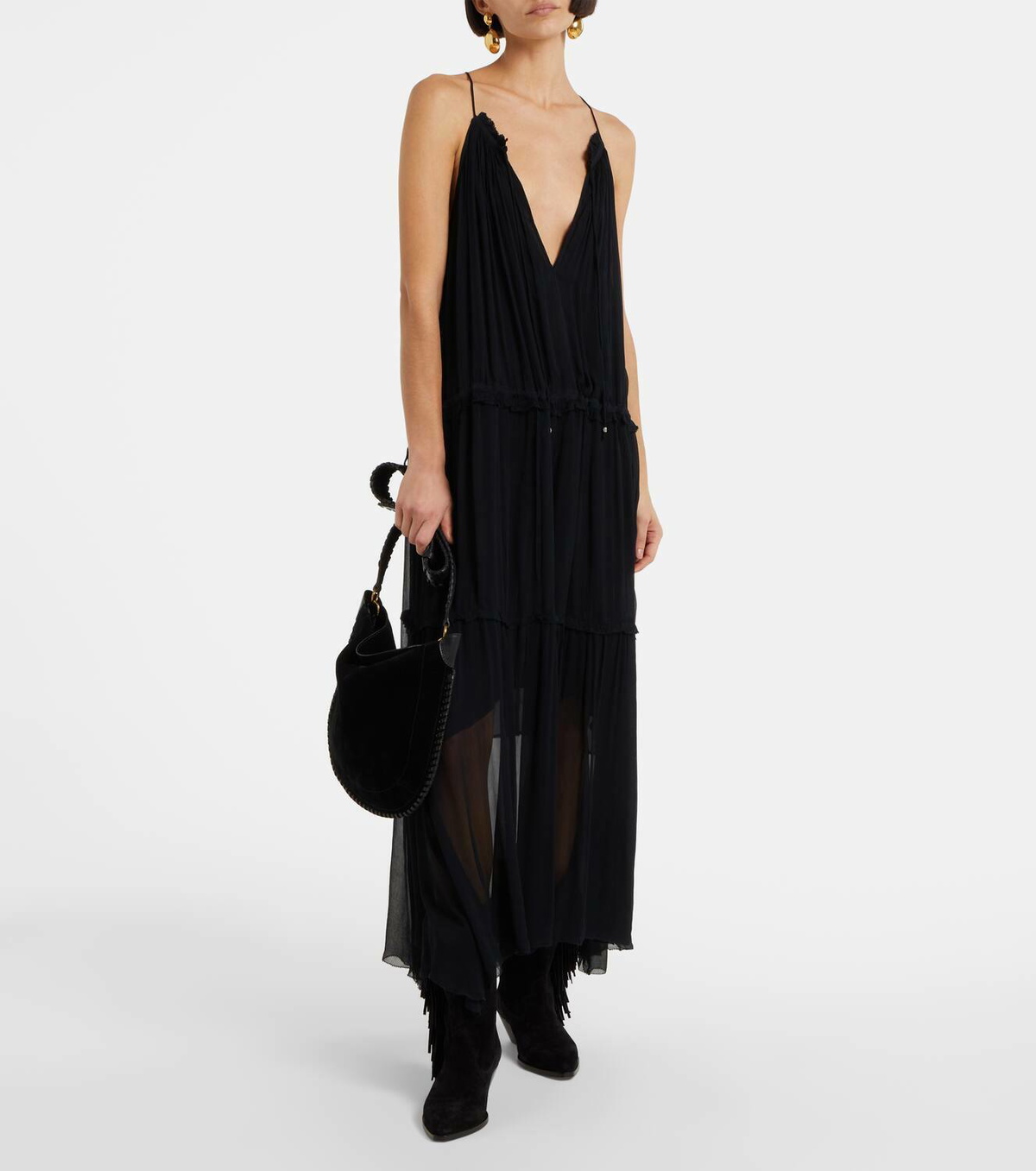 オールインワン・サロペット Isabel Marant Etoile Alita Midi Dress Marant Etoile Alita chiffon midi dress Isabel Marant Etoile