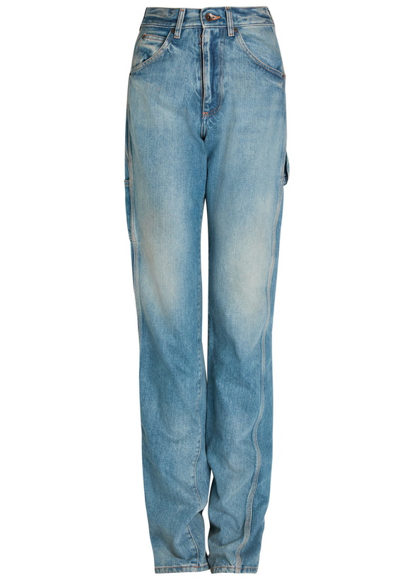 Photo: Maison Margiela Twisted-seam Straight-leg Jeans Denim