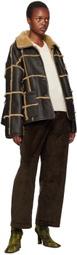 Cawley Brown Avis Shearling Jacket