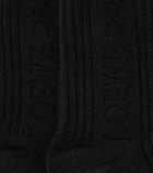 Loewe x On logo jacquard cotton terry socks