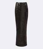 Balmain Sequined maxi skirt