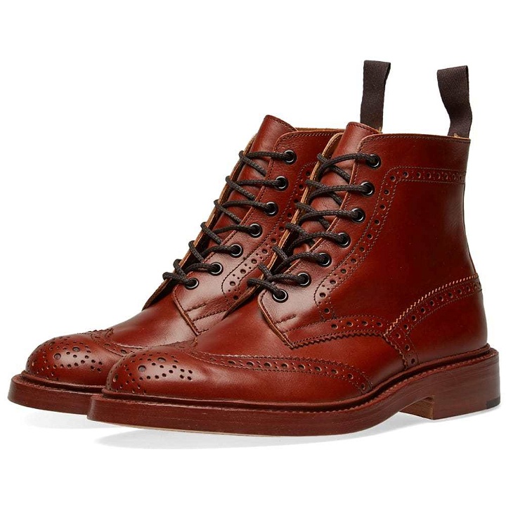 Photo: Tricker's Stow Brogue Derby Boot Brown