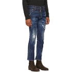 Dsquared2 Blue Cropped Flare Jeans