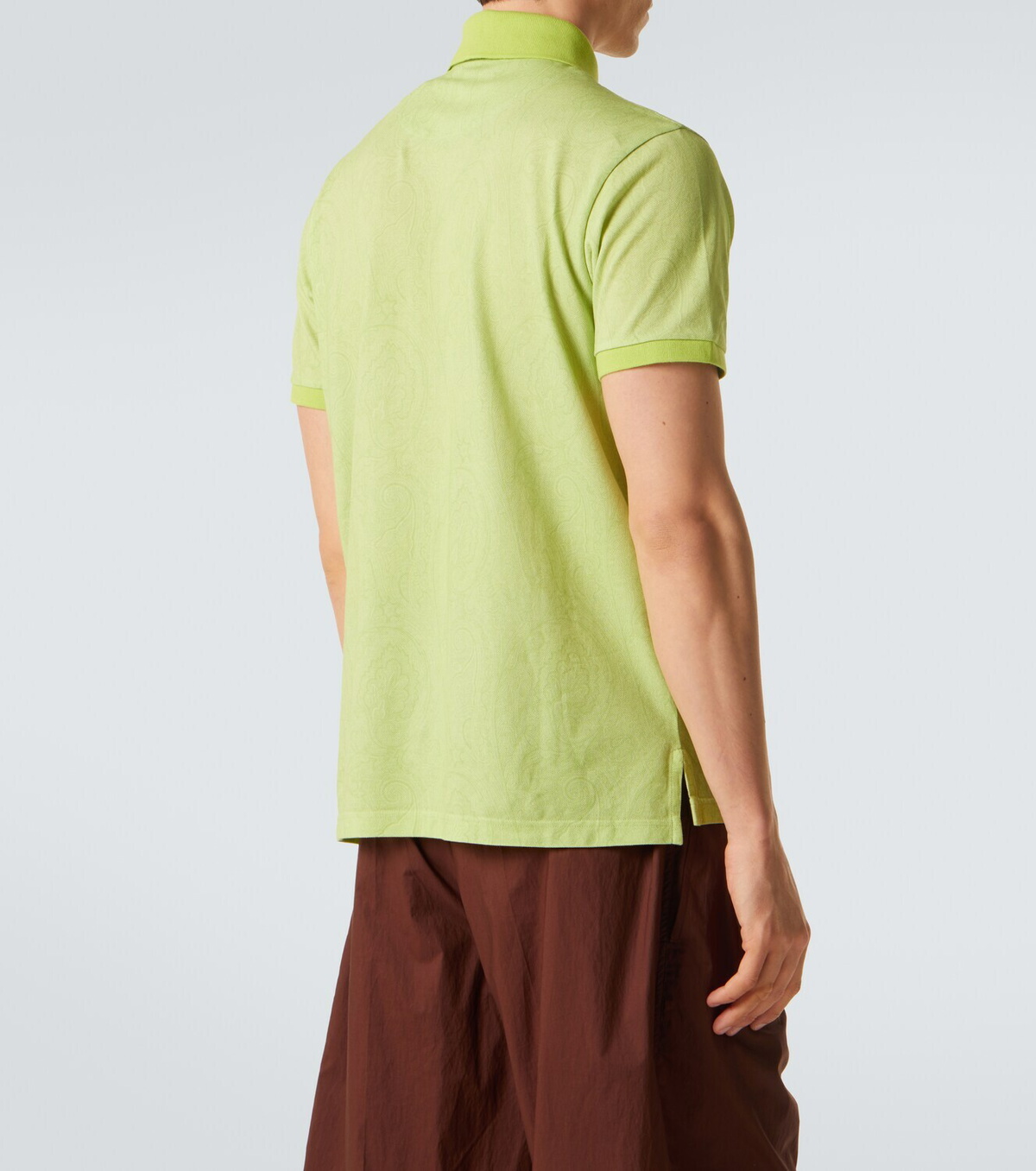 Etro Paisley cotton polo shirt