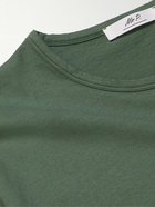 Mr P. - Garment-Dyed Organic Cotton-Jersey T-Shirt - Green