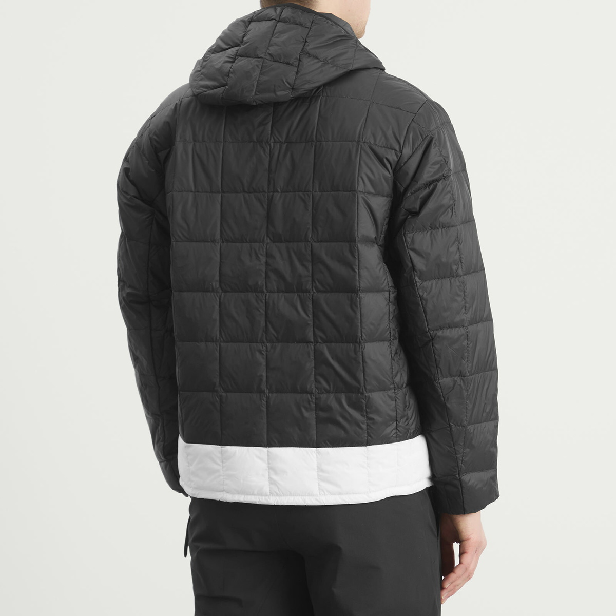 Taion Men's x Mountain Research Down Zip Parka Jacket in Black