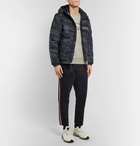 Moncler - Aiton Camouflage-Print Quilted Shell Hooded Down Jacket - Men - Charcoal