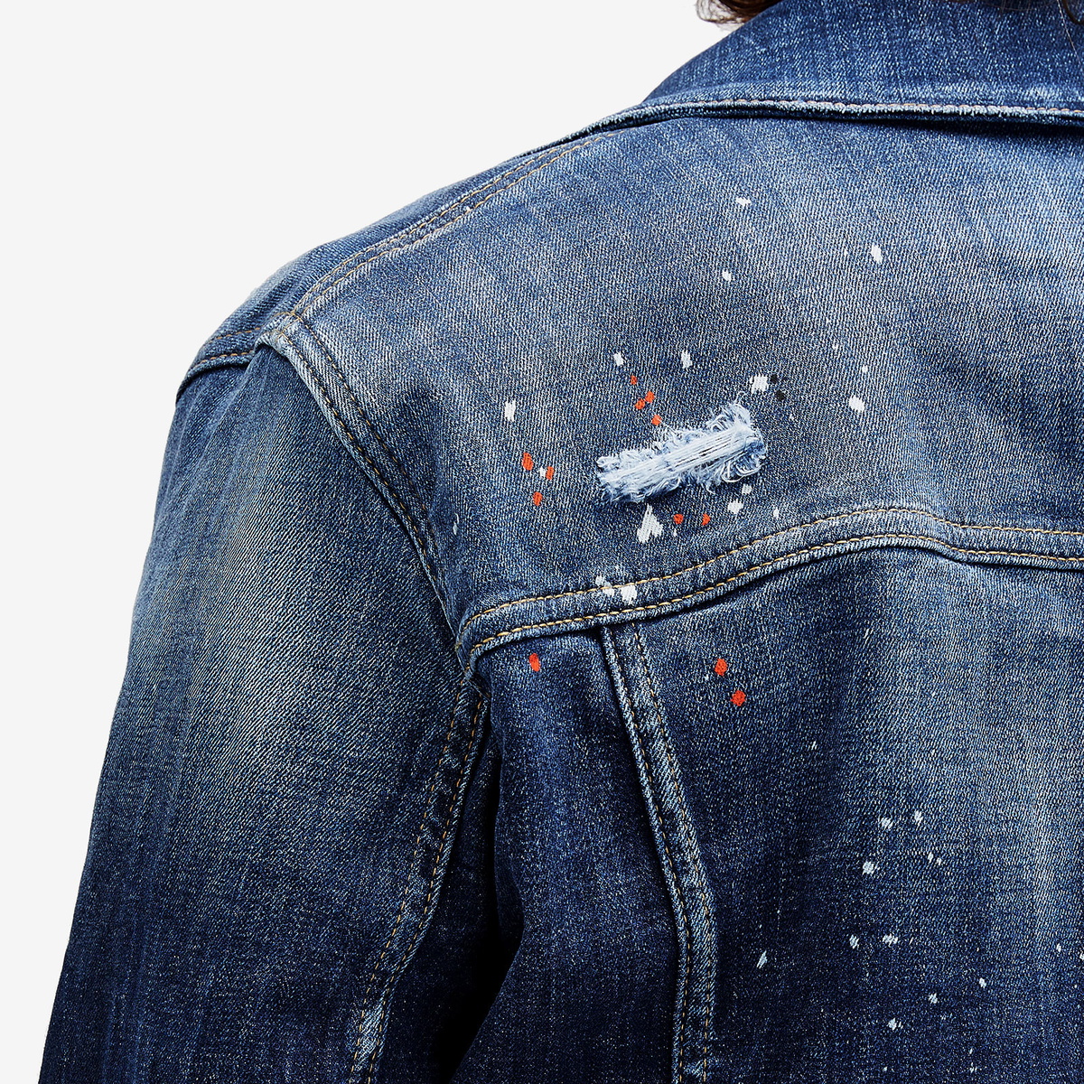 Dsquared2 Men's Dan Jean Jacket in Navy Blue