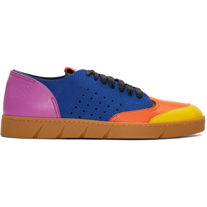 Photo: Loewe Multicolor Leather Sneakers
