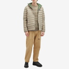 Patagonia Men's Down Sweater Hoodie in Seabird Grey