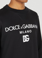 Embroidered Logo Sweatshirt in Black