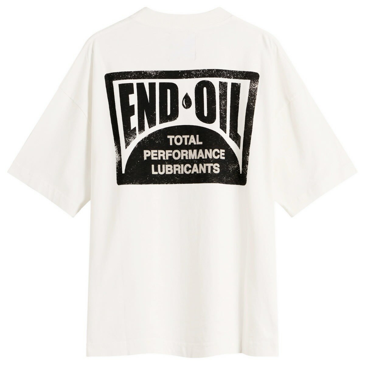 END. Oil T-Shirt in Ecru