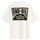 END. Oil T-Shirt in Ecru