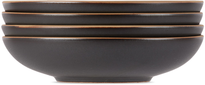 Photo: Lineage Ceramics Black Salad Bowl, 4 pcs