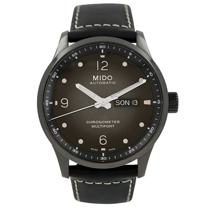 Photo: Mido Multifort Automatic Black Dial Ladies Watch M038.431.36.057.00