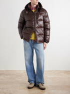 Polo Ralph Lauren - Logo-Embroidered Quilted Recycled-Shell Hooded Down Jacket - Brown