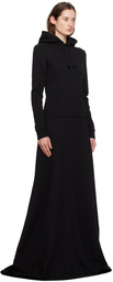 ABRA Black Pagan Hoodie Maxi Dress