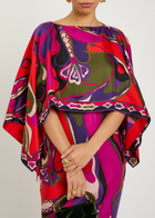 Pucci Layered Printed Silk Maxi Dress Multicoloured 1