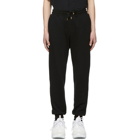 Versace Black Terry Lounge Pants