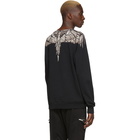 Marcelo Burlon County of Milan Black and Brown Earth Wings Sweatshirt